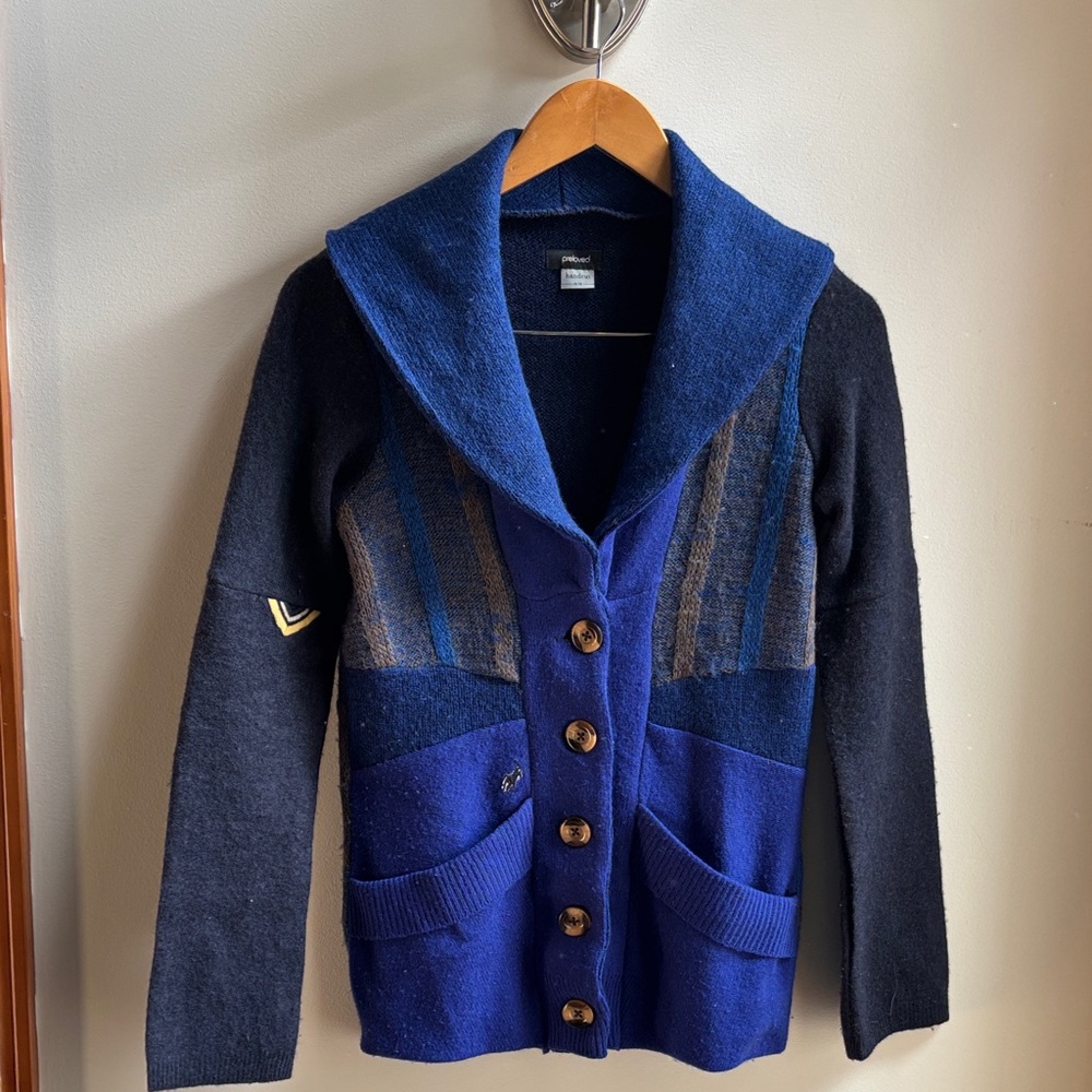 Handcut by Preloved Upcycled Cardigan